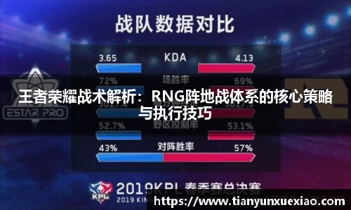 王者荣耀战术解析:RNG阵地战体系的核心策略与执行技巧